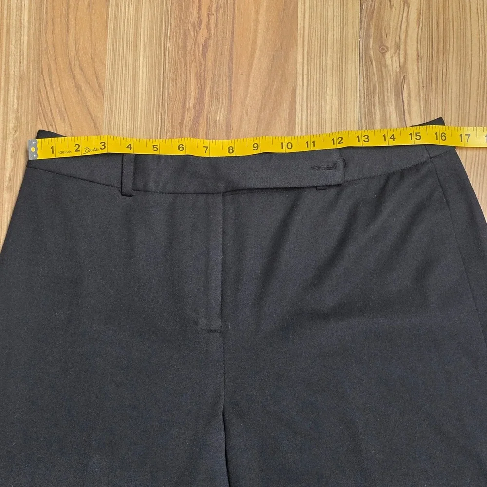 Vintage Talbots Stretch Dress Pants‎ Women's Size 10 Black Straight Leg